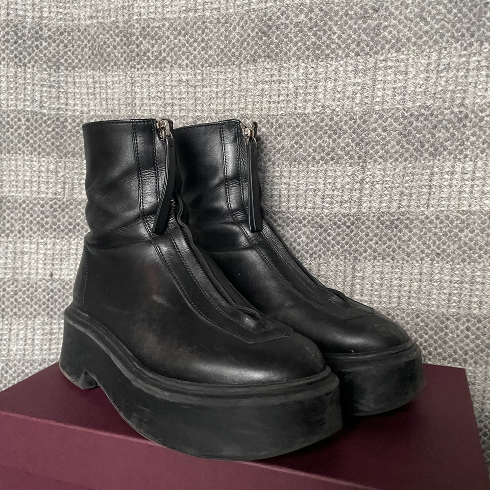 The Row zip boots
